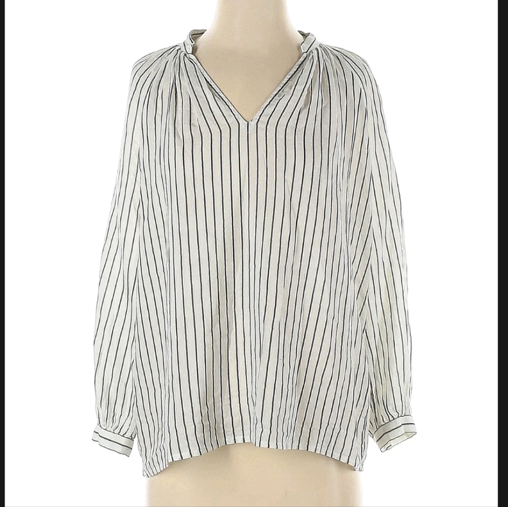 Lucky brand striped airy long sleeve